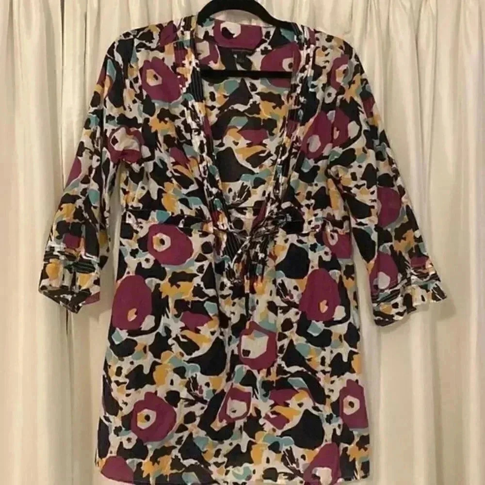 Banana‎ Republic - Retro pattern swim cover- banana republic
